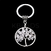 Natural Quartz Crystal Keychain KEYC-E023-03G-1