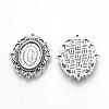 Tibetan Style Alloy Cabochon Settings TIBE-Q073-76AS-2