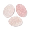 Natural Rose Quartz Cabochons G-K338-38C-02-1