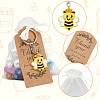 SUPERFINDINGS Bees Theme Keychain Favors Set DIY-FH0005-33-4
