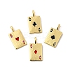 Rack Plating Brass Pendants KK-A268-01G-1