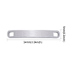 Tarnish Resistant 304 Stainless Steel Curve Bar Links Connectors LS-STAS-I140-35S-3