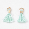 Polycotton(Polyester Cotton) Tassel Pendant Decorations FIND-S275-16G-1