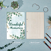 Wooden 2-Ring Loose Leaf Binder Postcard Phote Album Cover DIY-WH0547-039-3