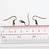 Earring Jewelry Findings Red Copper Iron Earring Hooks X-E135-NFR-4