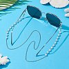 Glass Pearl Beaded Eyeglasses Chains AJEW-EH00388-2