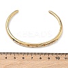 304 Stainless Steel Rhinestone Cuff Bangles for Women BJEW-D456-03G-02-5