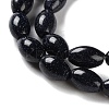 Synthetic Blue Goldstone Beads Strands G-I369-B21-01A-4