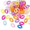 Imitation Jelly Acrylic Linking Rings OACR-S036-001B-E-2