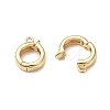 Rack Plating Brass Fold Over Clasps KK-E080-03G-3