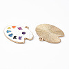 Alloy Enamel Pendants LS-PALLOY-T078-07-3