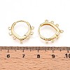 Brass Hoop Earring Finding KK-N261-66G-3