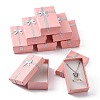 Valentines Day Wife Gifts Packages Cardboard Jewelry Set Boxes with Bowknot and Sponge Inside X1-CBOX-R013-4-1