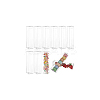16Pcs Rectangle Foldable Transparent PVC Boxes CON-BC0007-44B-7