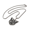 Non-Tarnish 201 Stainless Steel Pendant Necklaces NJEW-K253-06P-2