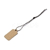 500Pcs Kraft Paper Blank Price Tags with Cord CDIS-R001-01-2