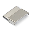 Zinc Alloy Ribbon Crimp Ends FIND-WH0126-13D-P-3