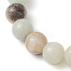 8.5mm Round Gemstone Beaded Stretch Bracelets BJEW-JB10518-5