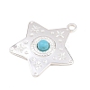 Synthetic Turquoise Pendants LS-STAS-H253-01A-S-2