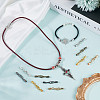 48Pcs 6 Colors Brass Lobster Claw Clasps KK-SC0005-86-4