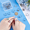 30Pcs Adjustable 304 Stainless Steel Finger Rings Components STAS-UN0059-79A-5
