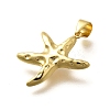 Brass Pendants KK-Q043-15G-2