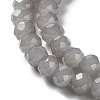 Baking Paint Imitation Jade Glass Bead Strands DGLA-A034-J10mm-A43-3