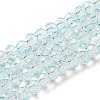 Transparent Baking Paint Glass Beads Strands LS-DGLA-A034-T4mm-D06-1