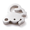 Non-Tarnish 304 Stainless Steel Charms LS-STAS-Y002-12P-3