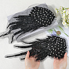 2Pcs 2 Styles Polyester Embroidery Sew on Appliques DIY-CY0001-02B-03-3