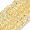Transparent Spray Painting Crackle Glass Beads Strands GLAA-NH0001-05C-1