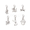 6Pcs Tibetan Style Alloy Pendant Decorations HJEW-JM03895-2