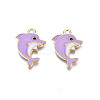 Alloy Enamel Pendants ENAM-S130-24E-2