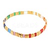 Rainbow Bohemian Style Glass Beads Stretch Bracelets RM1844-28-1