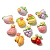 Flower Fruit Opaque Resin Decoden Cabochons CRES-P033-01-1