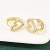 Hollow Heart Brass Micro Pave Clear Cubic Zirconia Hoop Earrings EJEW-D348-10G-5