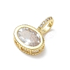 Brass Pave Cubic Zirconia Pendants CU-CBA6980-07G-D-2