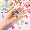 60Pcs Transparent Spray Painted Glass Beads EGLA-YW0005-31-4