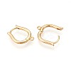 Brass Hoop Earring Finding KK-N261-57G-2