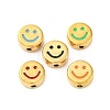304 Stainless Steel Enamel Beads STAS-B085-08G-1