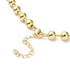 Rack Plating Brass Ball Chain Necklaces for Women LS-NJEW-G102-01C-G-3