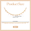 2Pcs Alloy Enamel Pink Bowknot Tassel 304 Stainless Steel Cable Chain Bag Decorative Chains AJEW-BBC0001-03-2