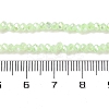 Baking Electroplate Glass Beads Strands X-DGLA-A039-J4mm-B10-4