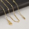 Brass Curb Chains Necklaces for Women NJEW-D302-18G-3