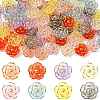 80Pcs 8 Colors Plastic Beads KY-FS0001-46-1