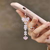1Pc Alloy Heart Mobile Straps AJEW-LP0004-92-3