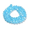 Imitation Jade Glass Beads Stands EGLA-A035-J8mm-B04-3