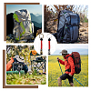 2Pcs 2 Colors Handmade Spartan Nylon Parachute Cord Keychain for Men KEYC-DR0001-13-7
