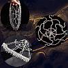 Alloy Rhinestone Mesh Headbands OHAR-WH20007-05P-01-5