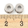 Rack Plating Brass Micro Pave Cubic Zirconia Spacer Beads KK-F089-39B-P06-2